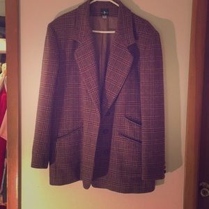 Vintage Hunt Clue Tweed Blazer